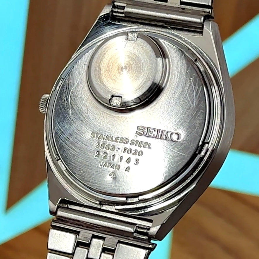 WORKING PERFECTLY February 1972 Vintage Seiko 3803 7020