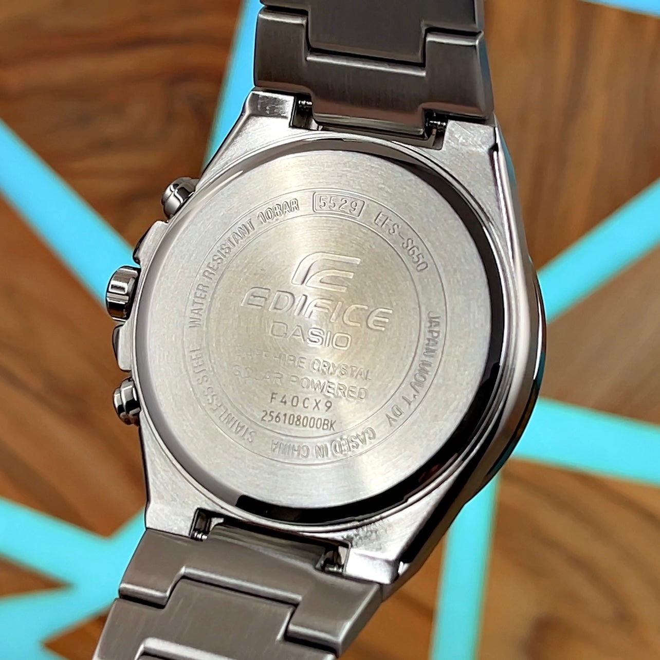 CASIO EDIFICE Solar Chronograph EFS-S650 (SEE VIDEO)