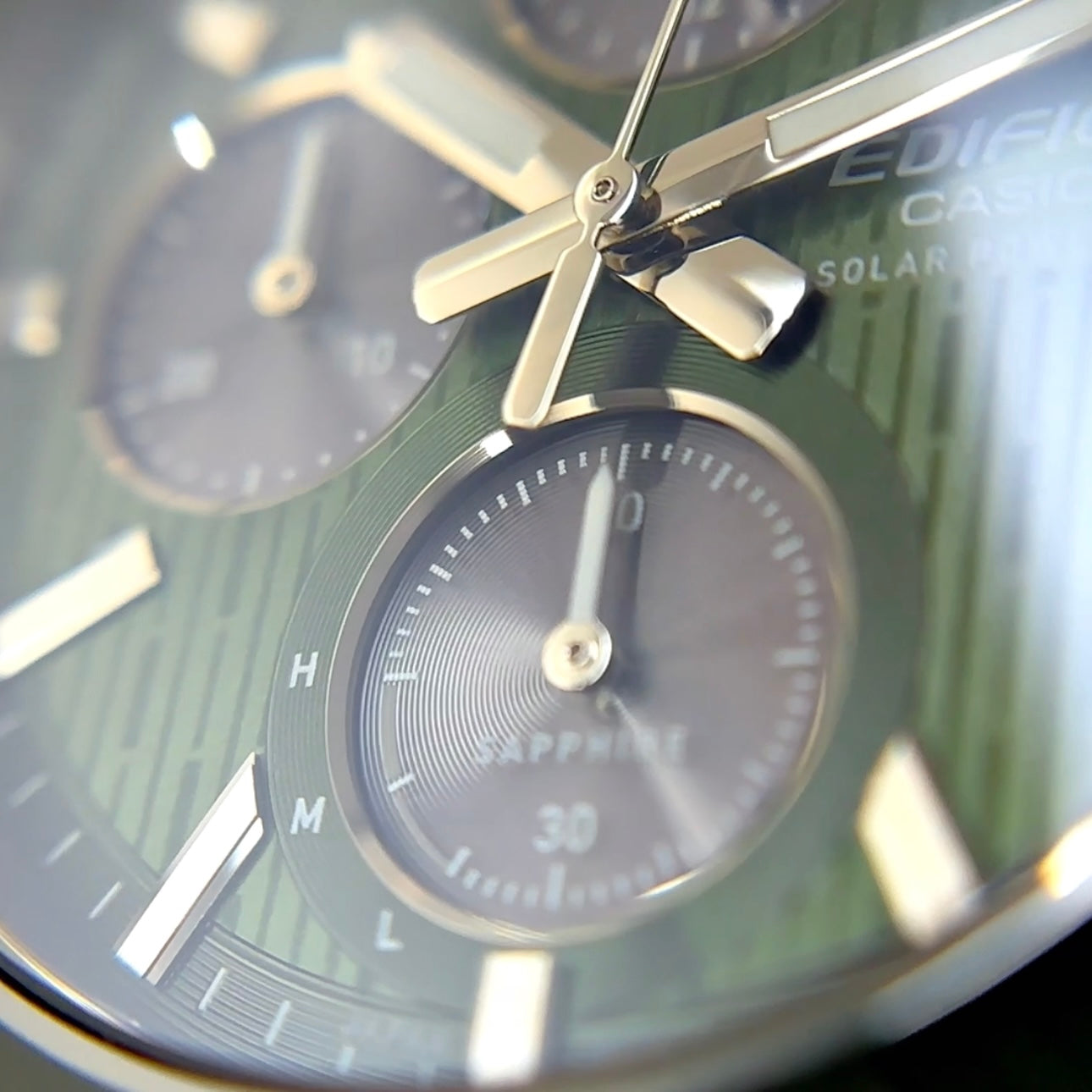 CASIO EDIFICE Solar Chronograph EFS-S650 (SEE VIDEO)