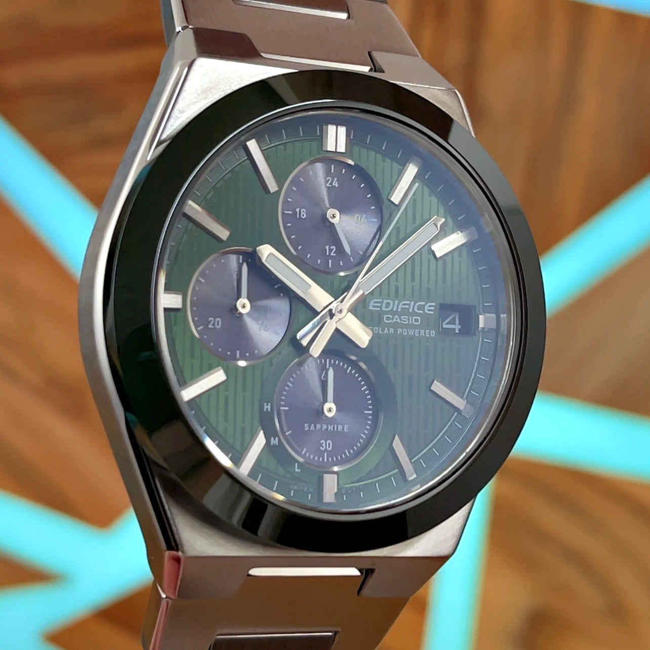 CASIO EDIFICE Solar Chronograph EFS-S650 (SEE VIDEO)