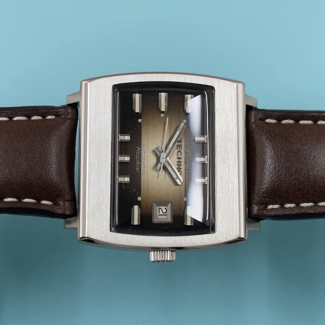 A Vintage Swiss Made Technos Rookie Automatic From The 1970's Working Perfectly!