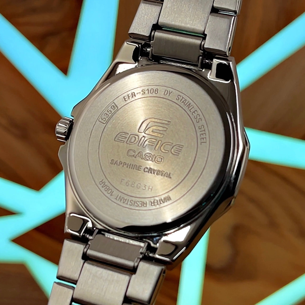GREAT Casio Edifice EFR S108D Sapphire Crystal (SEE VIDEO)