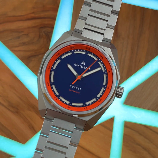 SUPERB Ember Rocket Automatic with Bracelet & 2 x Straps (SEE VIDEO)