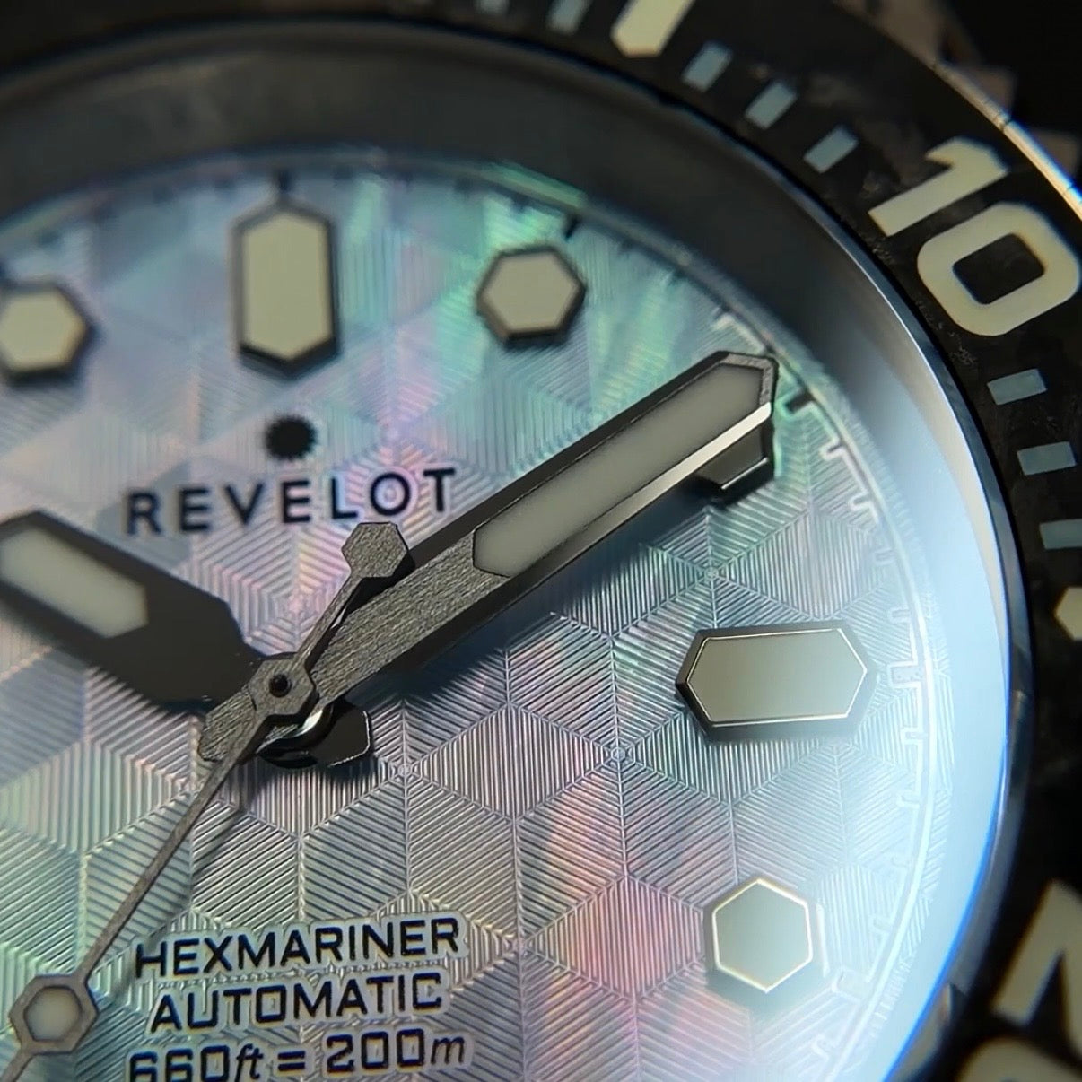 Revelot Hexmariner Version 3 NH35 Automatic 39mm Mother Of Pearl