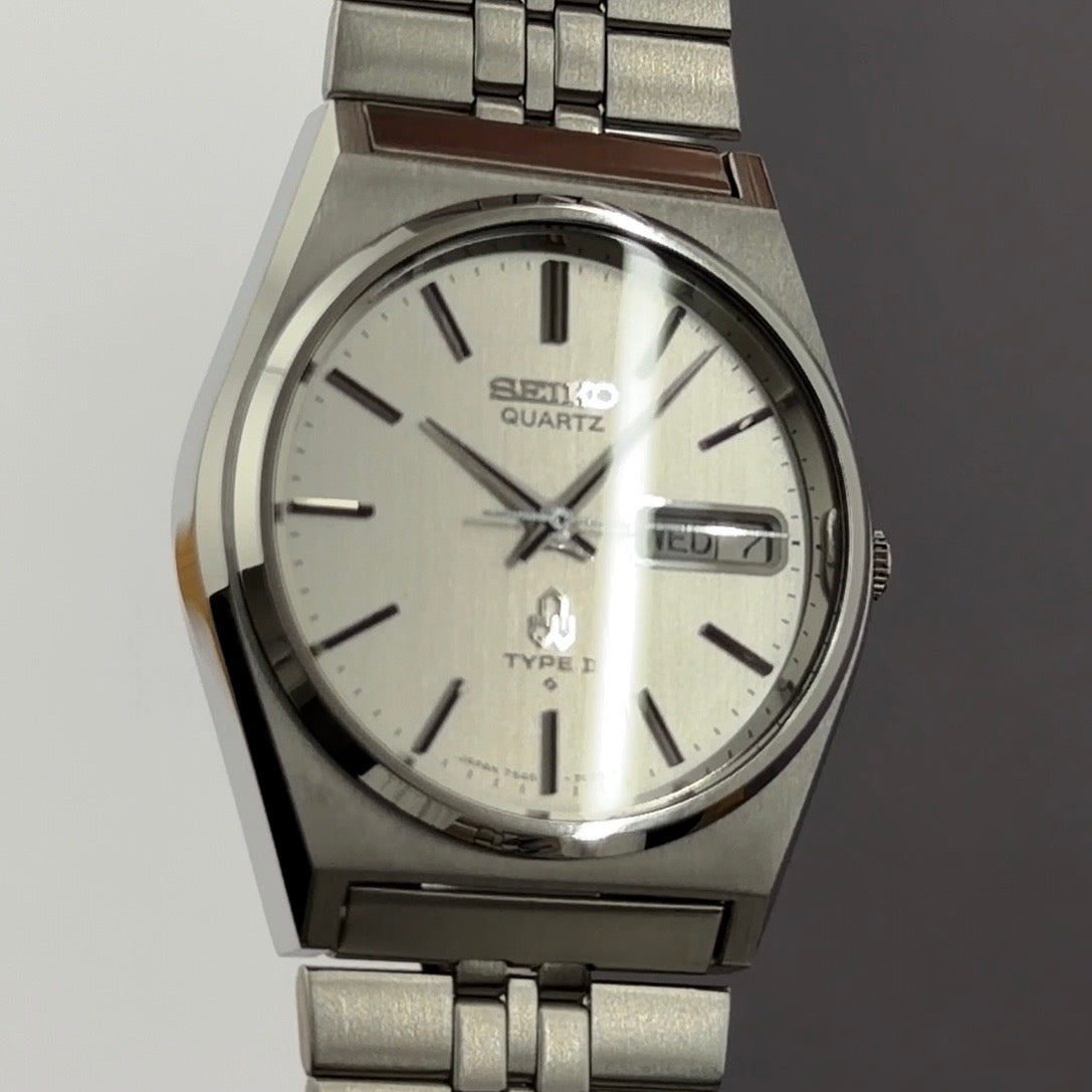 SENSATIONAL Seiko Type II With Tags 1978 7546 7050 Eng/Kanji Working Perfectly