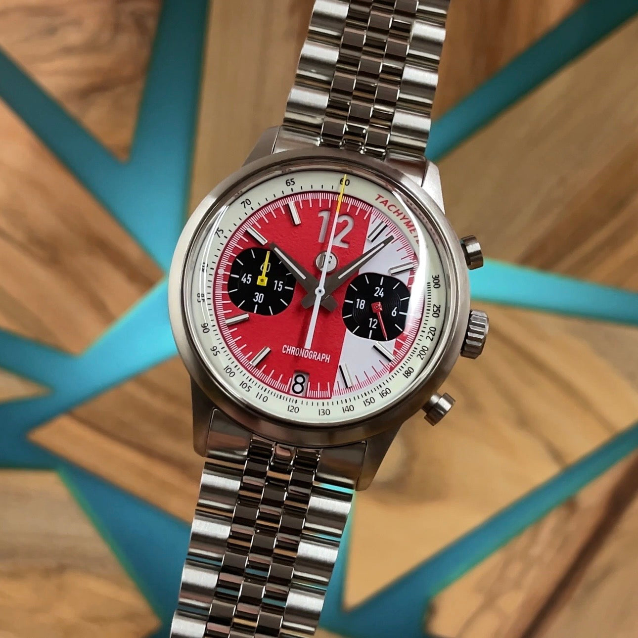 Ferro & Co Race Master With Bracelet & Leather Strap