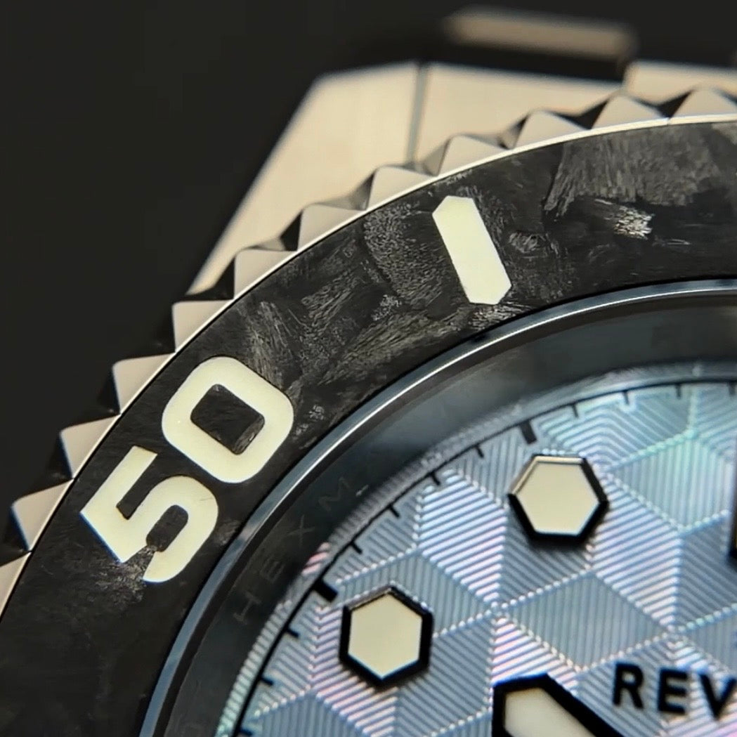 Revelot Hexmariner Version 3 NH35 Automatic 39mm Mother Of Pearl