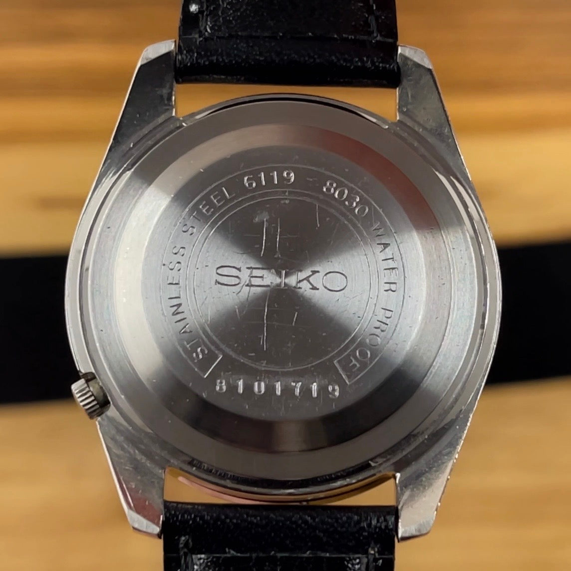 Incredible Example From 1968 Working Very Well Seiko 5 Automatic 6119 8030 English Only