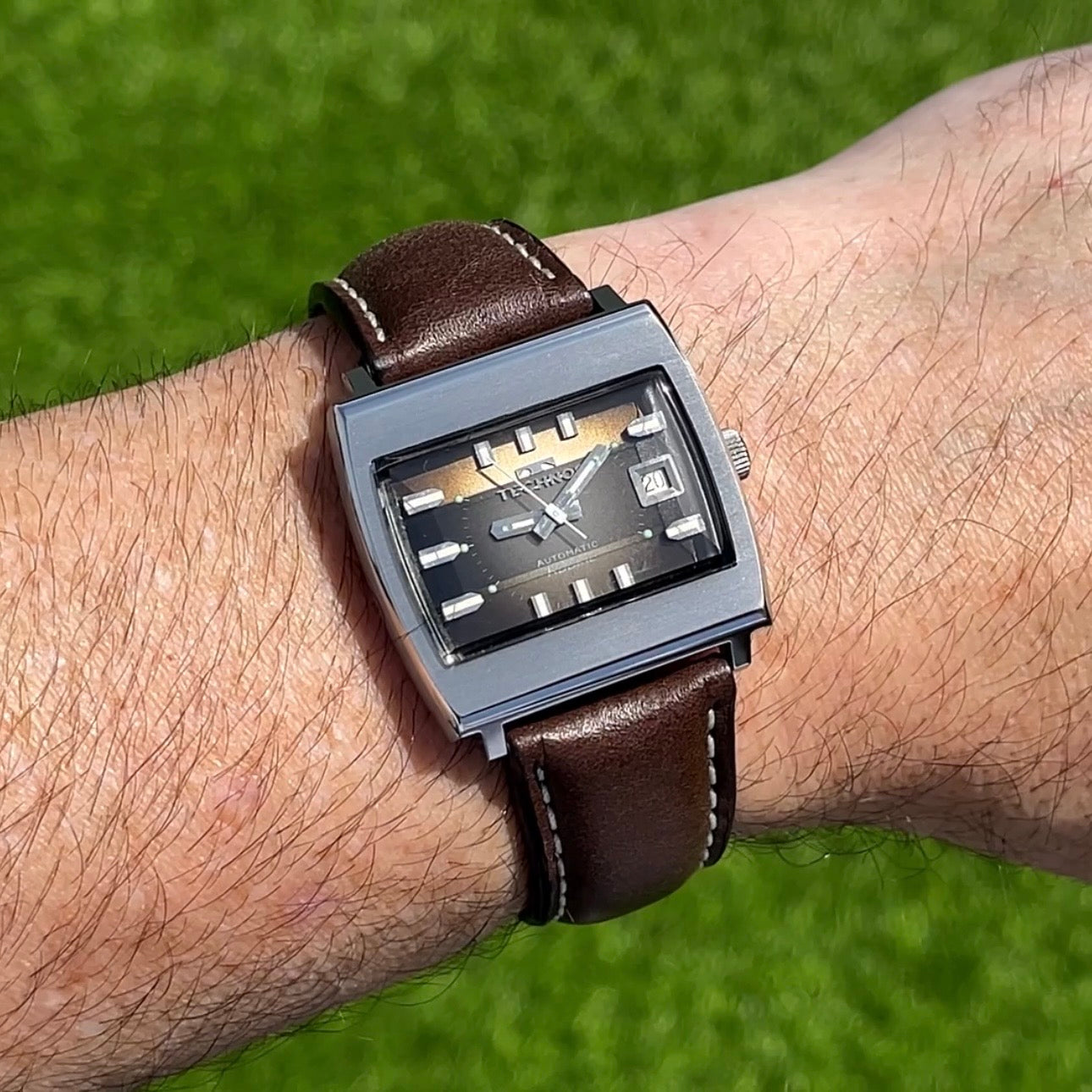 A Vintage Swiss Made Technos Rookie Automatic From The 1970's Working Perfectly!