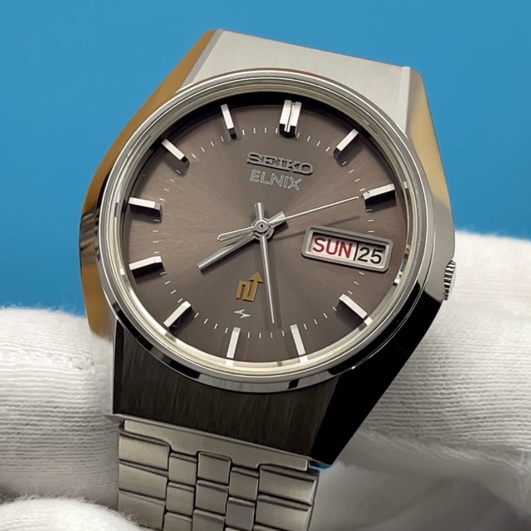 A Vintage Seiko Elnix New Old Stock Sensational Quality 0703 7110 From August 1975