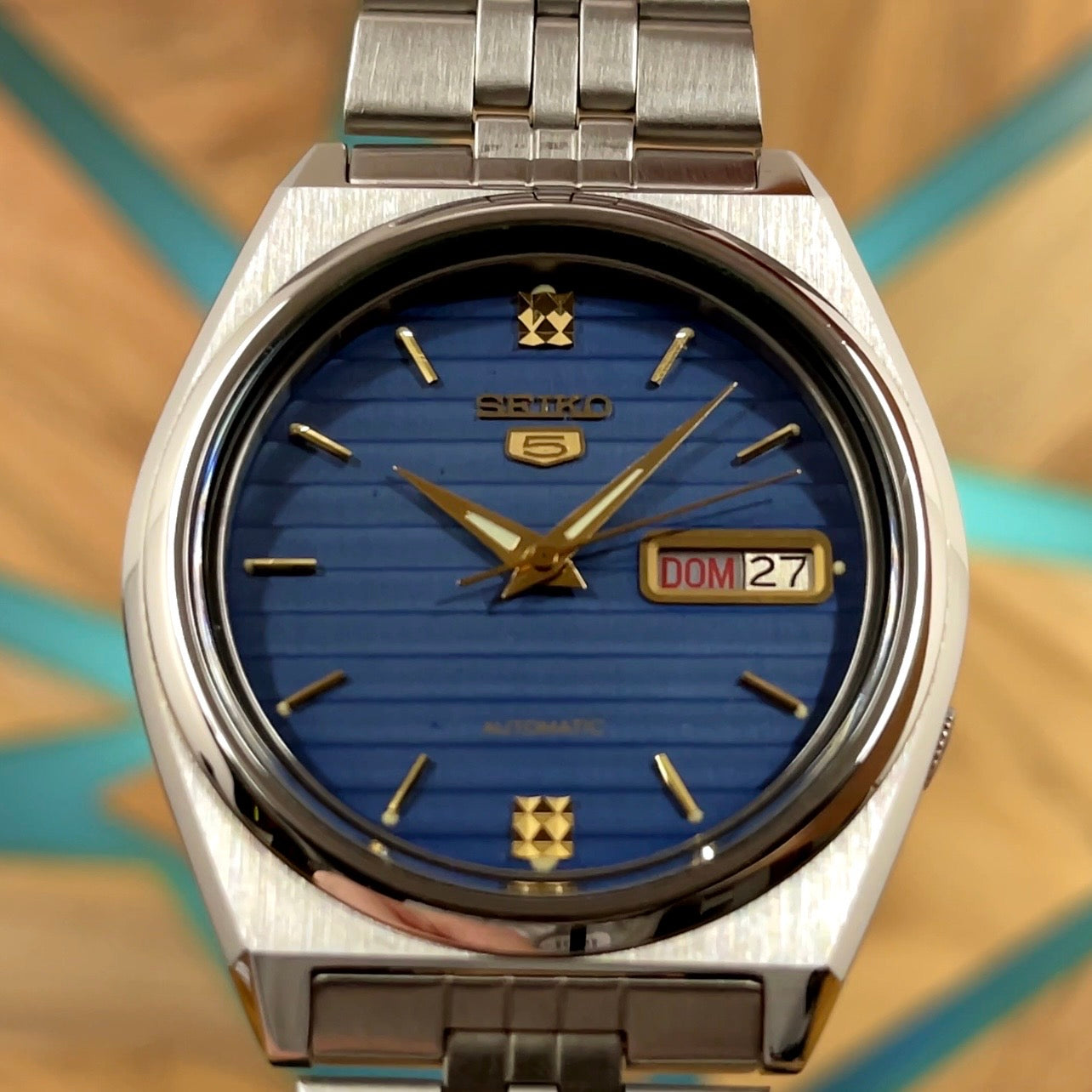 A Vintage Seiko 5 New Old Stock 7009 876A