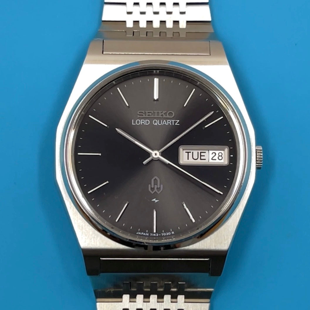 A Vintage Seiko Lord Quartz 7143 7020 From May 1979 (New Old Stock)