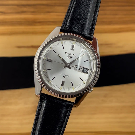 Incredible Example From 1968 Working Very Well Seiko 5 Automatic 6119 8030 English Only