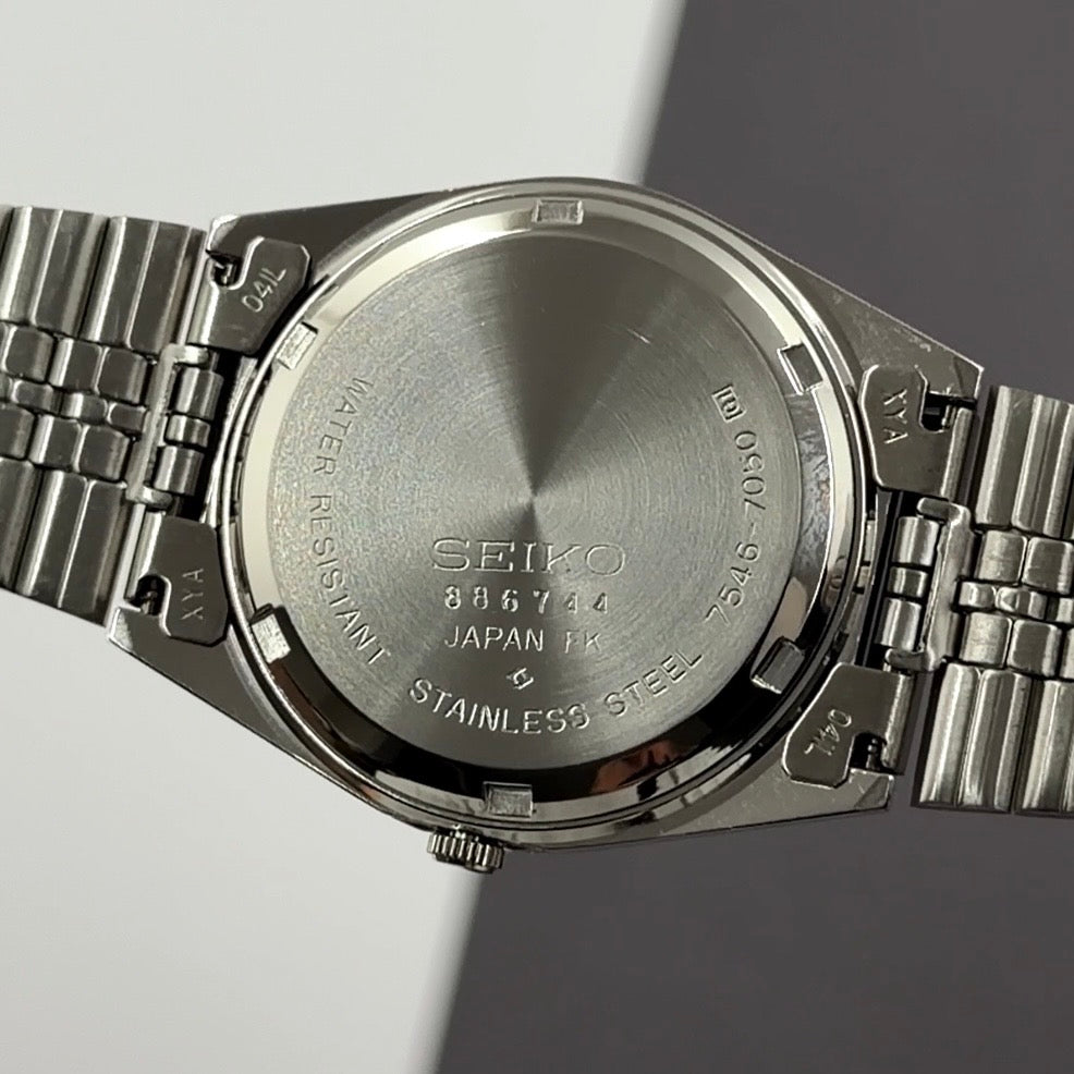 SENSATIONAL Seiko Type II With Tags 1978 7546 7050 Eng/Kanji Working Perfectly