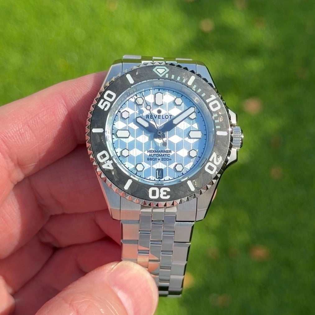 Revelot Hexmariner Version 3 NH35 Automatic 39mm Mother Of Pearl