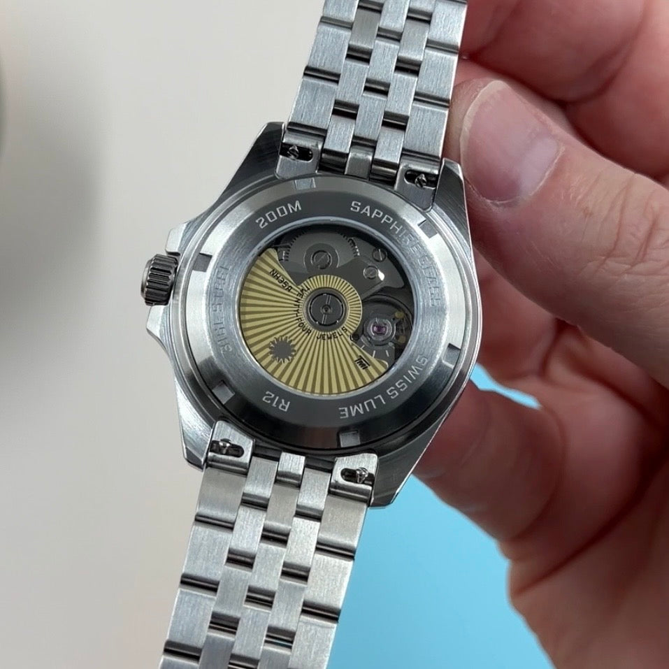 Revelot Hexmariner Version 3 NH35 Automatic 39mm Mother Of Pearl