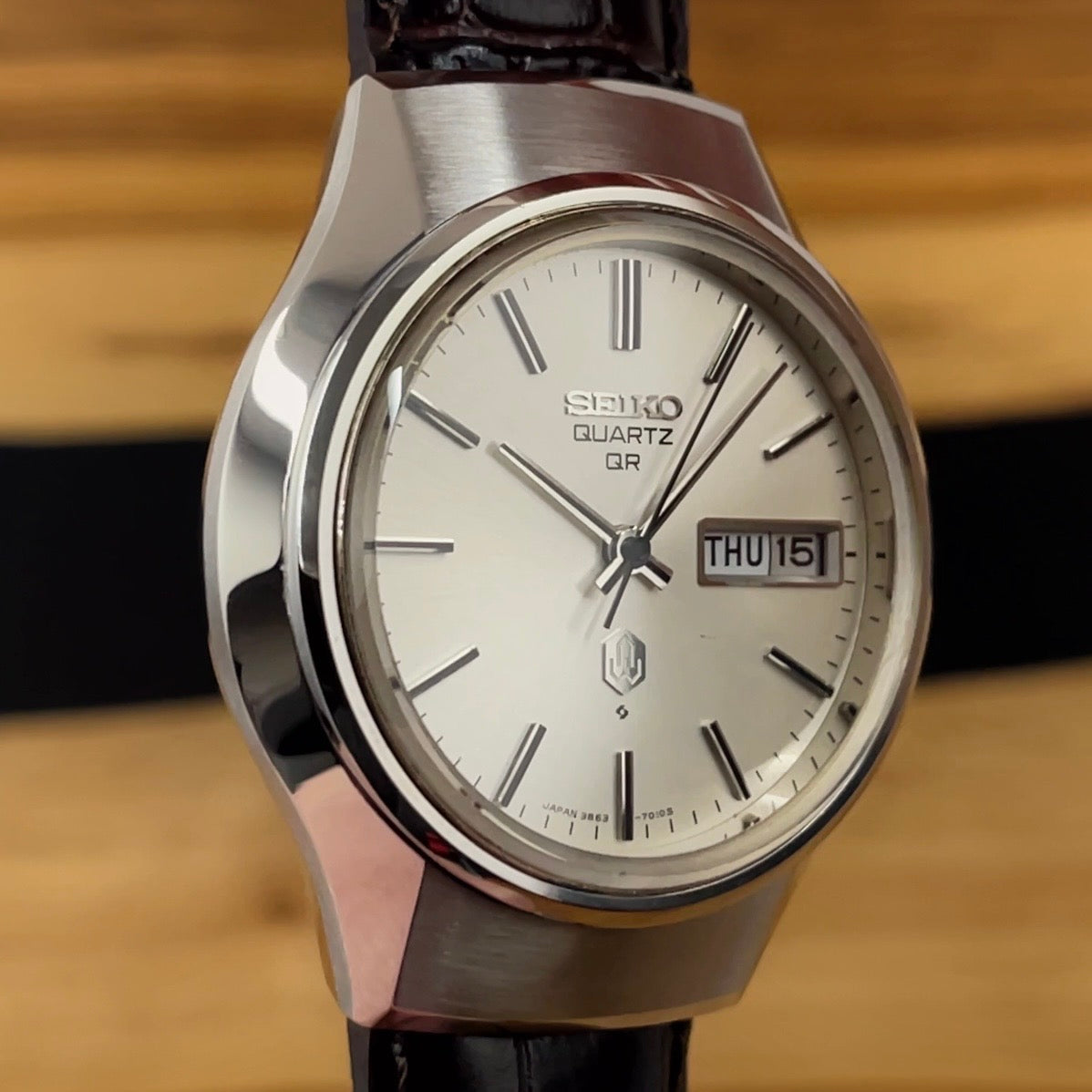 Incredible Example Working Perfectly From 1974 Seiko Quartz QR 3863 7010 English/Kanji