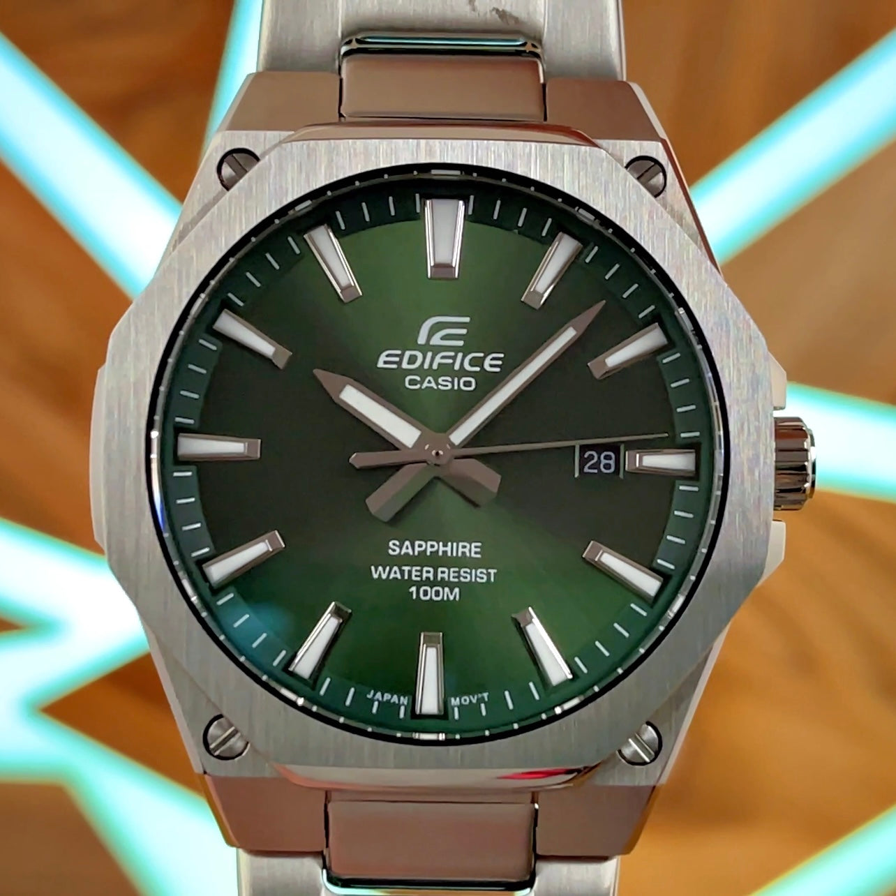 GREAT Casio Edifice EFR S108D Sapphire Crystal (SEE VIDEO)