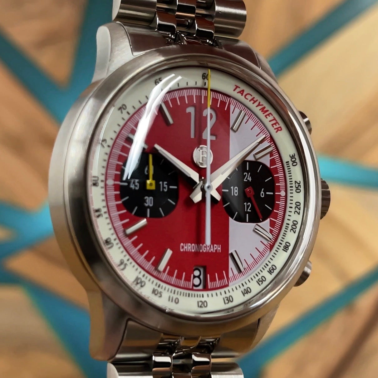 Ferro & Co Race Master With Bracelet & Leather Strap
