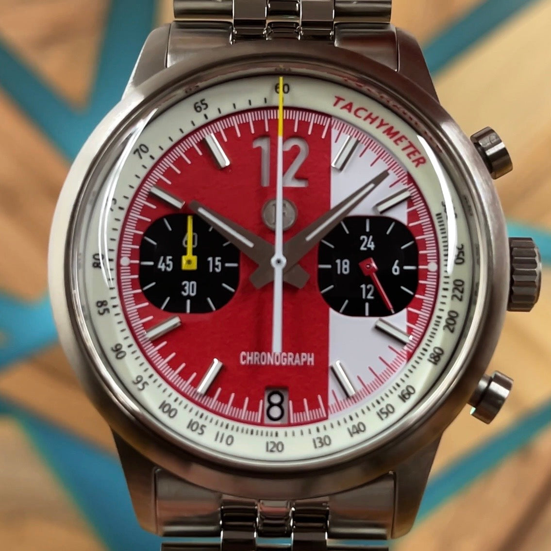 Ferro & Co Race Master With Bracelet & Leather Strap