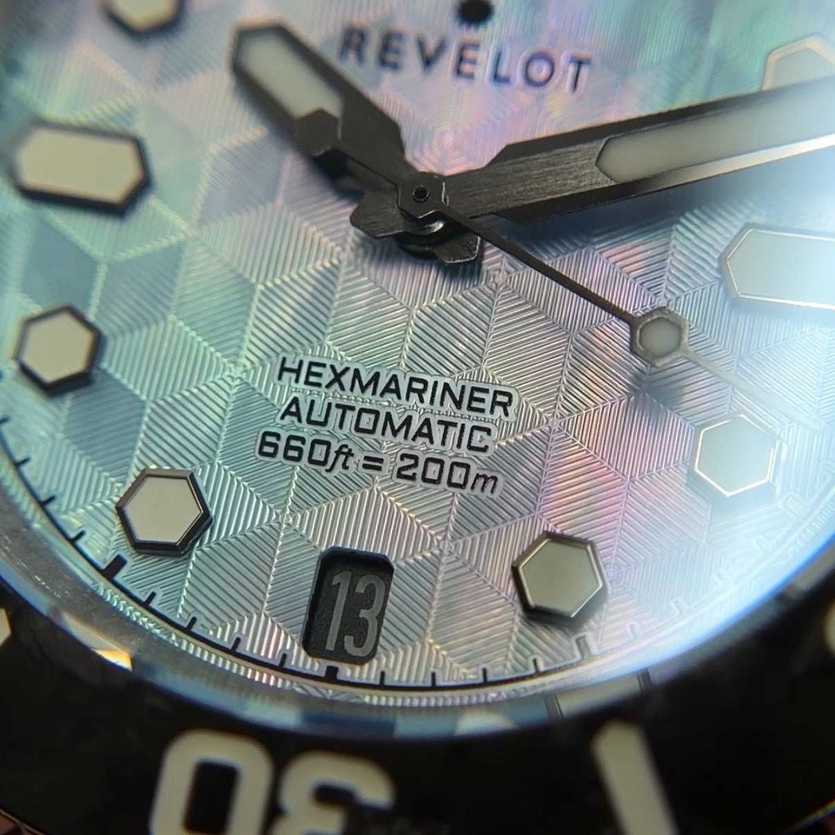Revelot Hexmariner Version 3 NH35 Automatic 39mm Mother Of Pearl