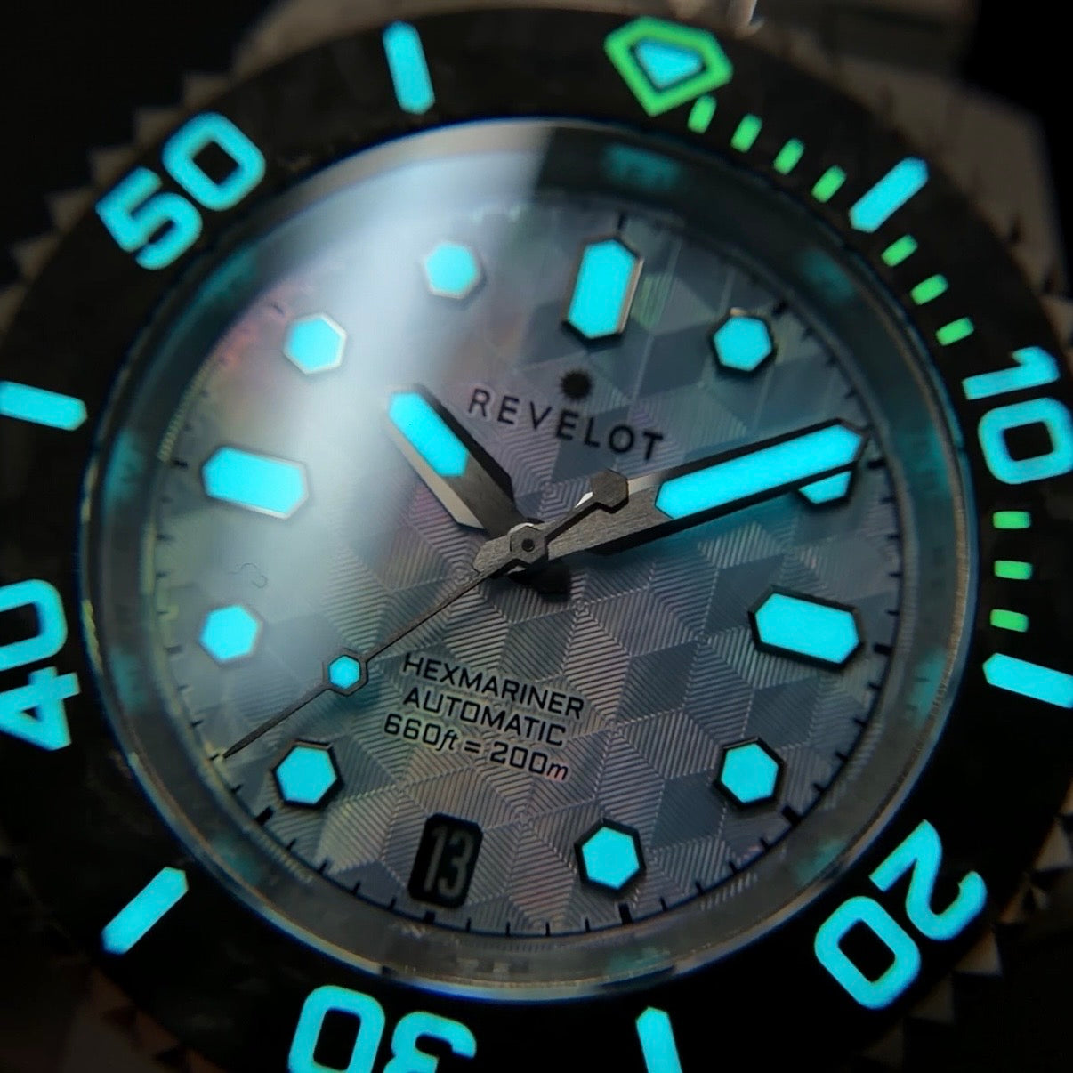 Revelot Hexmariner Version 3 NH35 Automatic 39mm Mother Of Pearl