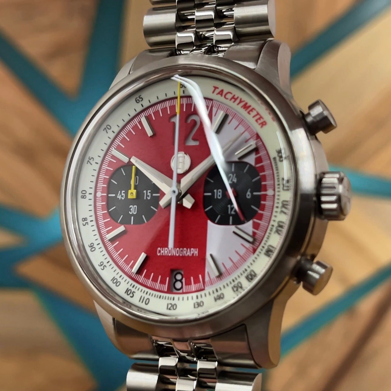 Ferro & Co Race Master With Bracelet & Leather Strap