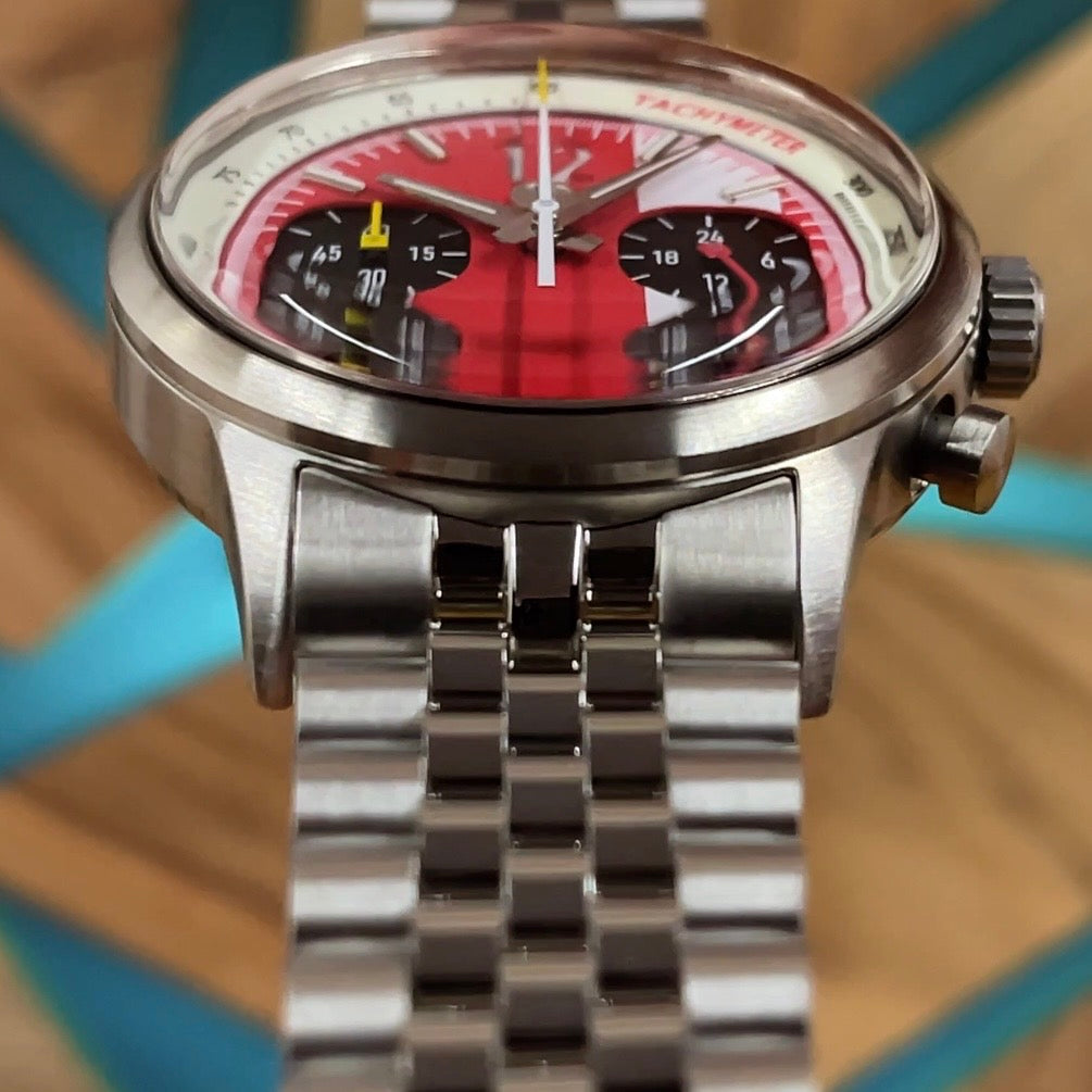 Ferro & Co Race Master With Bracelet & Leather Strap