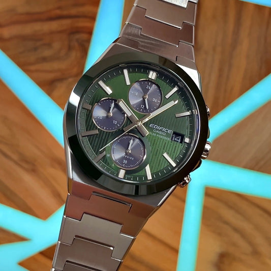 CASIO EDIFICE Solar Chronograph EFS-S650 (SEE VIDEO)