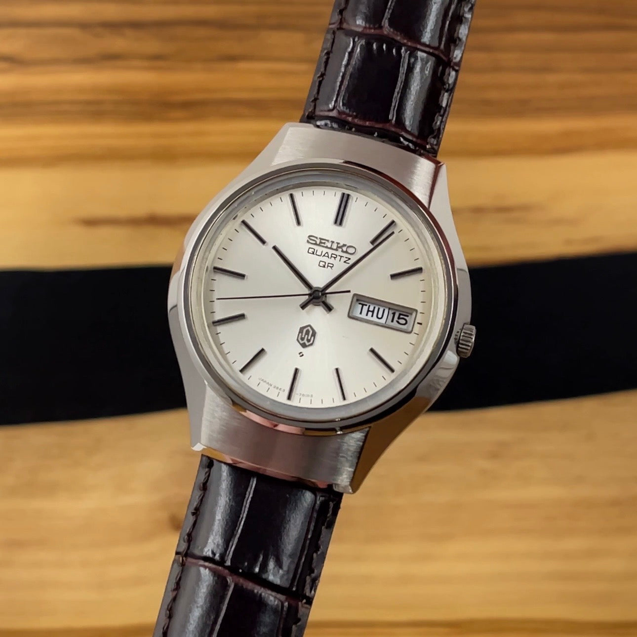 Incredible Example Working Perfectly From 1974 Seiko Quartz QR 3863 7010 English/Kanji